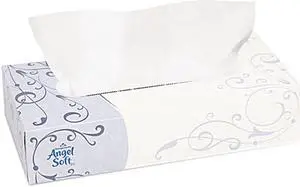 Georgia Pacific 48580 Angel Soft ps Premium Facial Tissue, Flat Box