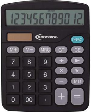 Innovera IVR15923 15923 Desktop Calculator, 12-Digit, LCD