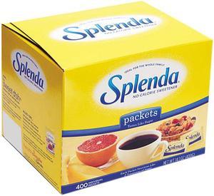 Splenda JON 200411 No Calorie Sweetener Packets, 0.035 oz Packets, 400 / Box