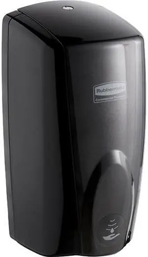 Rubbermaid FG750127 Autofoam 1100 mL Black / Black Pearl Automatic Hands-Free Soap Dispenser