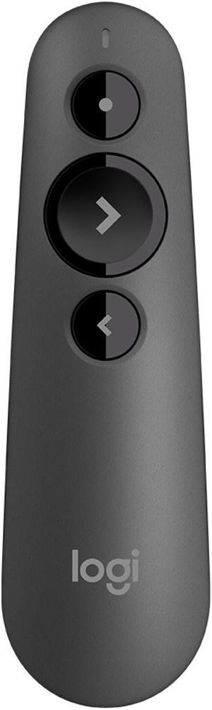 Logitech R500s Laser Presentation Remote, Bluetooth, USB-A Receiver, Presentation Clicker with Laser Pointer (Class 1) for Powerpoint, Keynote, Google Slides, for Windows/MacOS