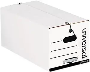 Universal 7512102 Deluxe Quick Set-up String-and-Button Boxes, Letter Files, White, 12/Carton Universal 7512102 Deluxe Quick Set-up String-and-Button Boxes, Letter Files, White, 12/Carton
