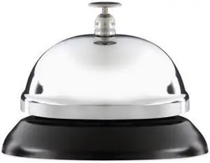 Universal UNV10000 Call Bell, 3.38" Diameter, Brushed Nickel