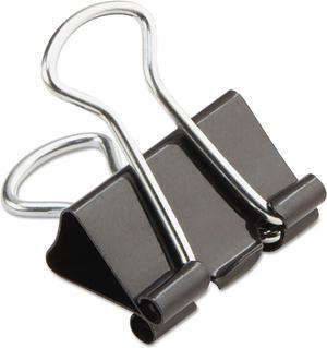 Universal UNV10199VP3 Binder Clips, Mini, Black/Silver, 36/Box