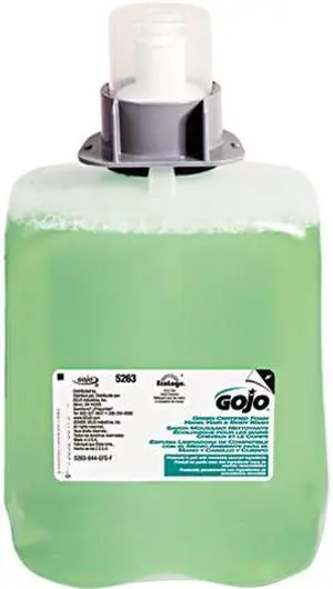 Gojo GOJ 5263-02 Green Certified Foam Hand, Hair & Body Wash