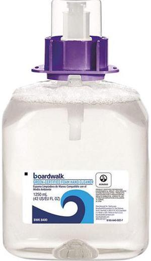 Boardwalk 6165-04-GCE00VL Green Certified Foam Soap, Fragrance Free, 1250 mL Refill, 4 / Carton