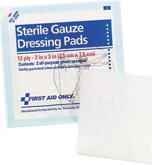 First Aid Only FAE-5005 Gauze Pads