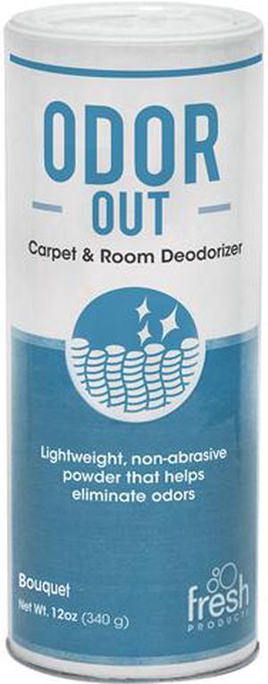 Fresh Products 12-14-00BO Odor-Out Rug/Room Deodorant, Bouquet, 12oz, Shaker Can, 12 / Box