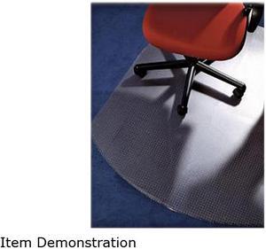 Floortex 119923SR 39" x 49" Cleartex ultimat for Low & Medium pile Carpet - 2.3mm - Clear - Contoured