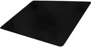 Floortex FC113047LEBV Advantagemat Black Vinyl Rectangular Gaming Chair Mat for Carpets - 29.5" x 47"