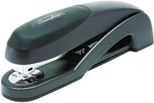 Swingline S7087800CC Optima Full Strip Desk Stapler, 25-Sheet Capacity, Graphite Black