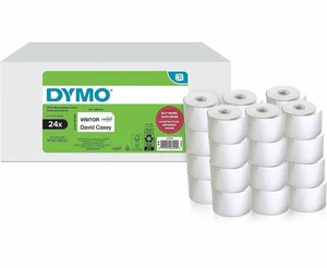 Dymo Multipurpose White Medium Labels - DiameterRoll - Direct Thermal - White - 250 / Roll - 6000 Total Label(s) - For Label Printer - 24/Pack - 2229752 Dymo Multipurpose White Medium Labels - DiameterRoll - Direct Thermal - White - 250 / Roll - 6000 Total Label(s) - For Label Printer - 24/Pack - 2229752