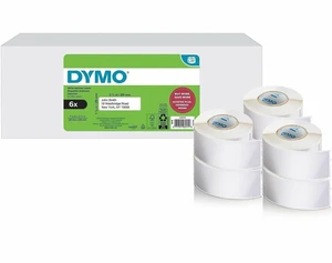 Dymo Multipurpose White Medium Labels - DiameterRoll - Direct Thermal - White - 350 / Roll - 2100 Total Label(s) - For Label Printer - 6/Pack - 2229754 Dymo Multipurpose White Medium Labels - DiameterRoll - Direct Thermal - White - 350 / Roll - 2100 Total Label(s) - For Label Printer - 6/Pack - 2229754