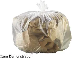 Boardwalk Z6639HN GR1 High Density Can Liners, 33 gal, 13 microns, 39.00" x 33.00", Natural, 250/Carton Boardwalk Z6639HN GR1 High Density Can Liners, 33 gal, 13 microns, 39.00" x 33.00", Natural, 250/Carton