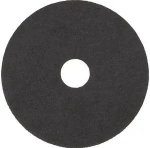 Boardwalk BWK4017HIP High Performance Stripping Floor Pads, 17.00" Diameter, Grayish Black, 5/Carton