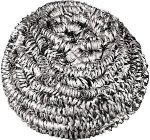 Boardwalk 83LGI Stainless Steel Scrubbers, Medium Size, 72/Carton