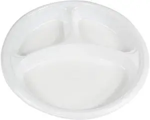 Boardwalk BWKPLTHIPS10WH3 Hi-Impact Plastic Dinnerware, Plate