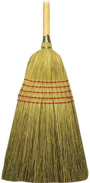 Boardwalk BWKBR10004 Corn/Fiber Lobby Brooms, 53.5", Natural, 6/Carton