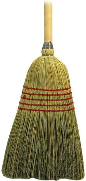 Boardwalk BWK926CEA Parlor Broom, Corn Fiber Bristles, 42" Wood Handle, Natural