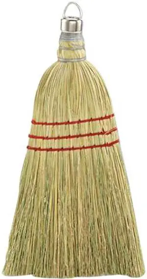 Boardwalk BWK951WC Whisk Broom, Corn Fiber Bristles, Yellow, 12/Carton