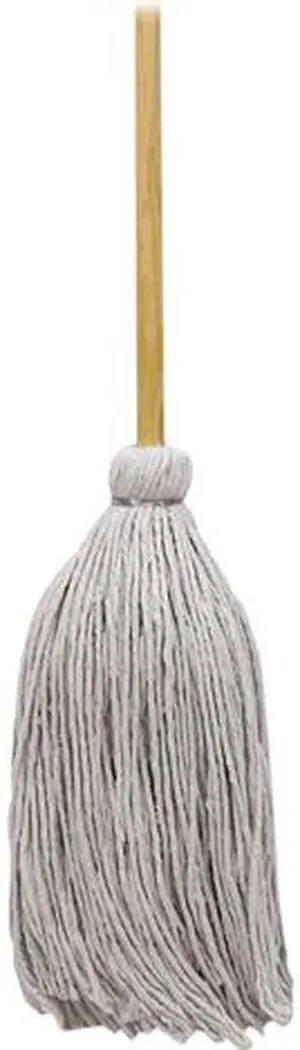 Boardwalk BWKCD50016S Mop Head, Cotton, Cut-End, White, #16 Handle Deck, 12/Carton