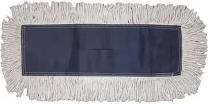 Boardwalk BWK1660CT Disposable Dust Mop Head, Cotton, Cut-End, 60"x 5"
