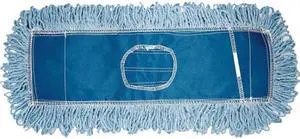 Boardwalk BWK1148 Dust Mop Head, Cotton/Synthetic Blend, 48" x 5", Blue