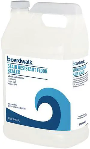 Boardwalk 115000-41ESSN Stain Resistant Floor Sealer, 1 gal Bottle, 4/Carton