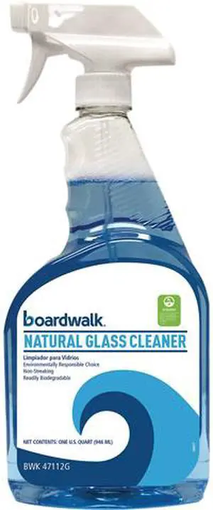 Boardwalk 953100-12ESSN Natural Glass Cleaner, 32 oz Trigger Bottle, 12/Carton