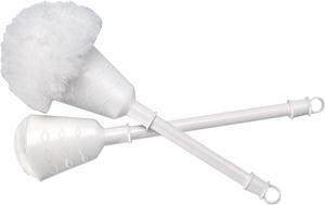 Boardwalk BWK00170EA Cone Bowl Mop, 10" Handle, 2" dia. Head, Plastic, White