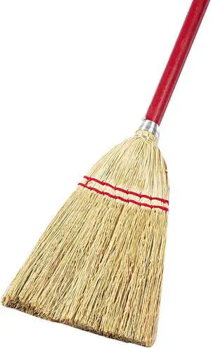 Boardwalk BWK951TEA Lobby/Toy Broom, Fiber Bristles, 39" Wood Handle