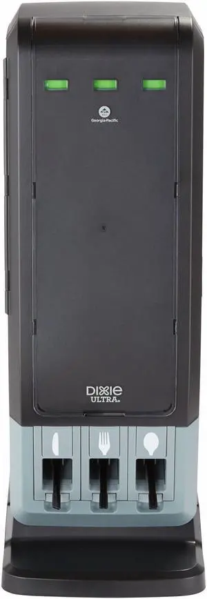 Dixie SmartStock Tri-Tower Dispenser - Forks/Knives/Spoons - 13.16 x 16.07 x 31.03 DUSSTDSP3