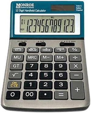 Monroe 12HDC 12 Digit Handheld Calculator