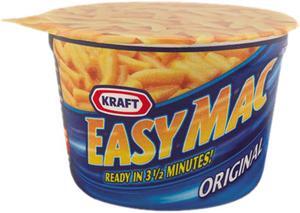 Kraft® Easy Mac Macaroni & Cheese, Micro Cups, 2.05oz, 10/Carton