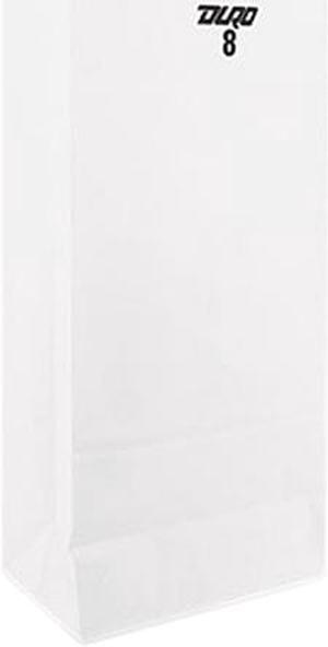 General 51028 Grocery Paper Bags, #8, 500 Bags, White
