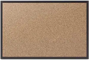 Quartet 2308B Classic Cork Bulletin Board, 96x48, Black Aluminum Frame, 1 Each