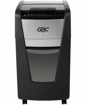 GBC AutoFeed+ Small Office Shredder - 230X - Super Cross-Cut - 230 Sheets - 30 Minute Run Time - 16 gal Wastebin Capacity - Black - WSM1757606 GBC AutoFeed+ Small Office Shredder - 230X - Super Cross-Cut - 230 Sheets - 30 Minute Run Time - 16 gal Wastebin Capacity - Black - WSM1757606