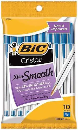BIC MSP101BE Cristal Ballpoint Pen