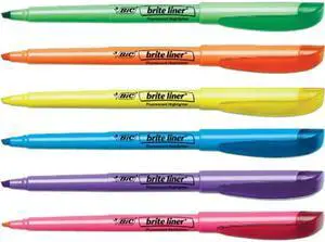 Bic BL11AST Brite Liner Highlighters
