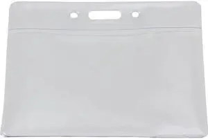 Baumgartens BAU67810 Sicurix Badge Holder, Horizontal, Clear, 12 Holders
