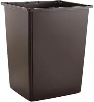 Rubbermaid Commercial RCP 256B BRO Glutton Container, Rectangular, 56.00 gal., Brown