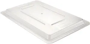 Rubbermaid Commercial RCP 3310 CLE Food/Tote Box Lids, 12" x 18" , Clear