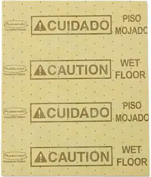 Rubbermaid Commercial RCP 4252 YEL Over The Spill Pads, Yellow