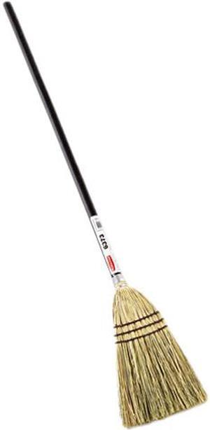 Rubbermaid Commercial RCP 6373 BRO Lobby Corn-Fill Broom, 38" Handle, Brown