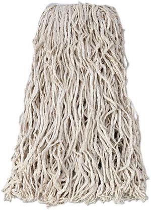 Rubbermaid Commercial RCP V118 Economy Cotton Mop Heads, Cut-End, Cotton, White, 24oz, 1" White Headband Rubbermaid Commercial RCP V118 Economy Cotton Mop Heads, Cut-End, Cotton, White, 24oz, 1" White Headband