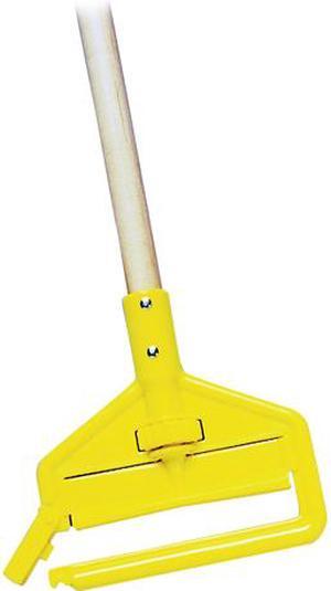 Rubbermaid Commercial H116000000 60" Invader Wet Mop Handle - Yellow - Hardwood, Plastic - 1 Each