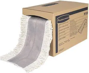 Rubbermaid Commercial M15000WH Continuous Roll Dust Mop - 5" Width x 40" Length - Cotton