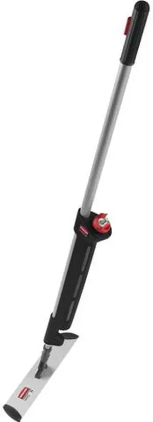 Rubbermaid Commercial 1863884 Pulse Executive Spray Mop System, Black / Silver Handle, 55.40"