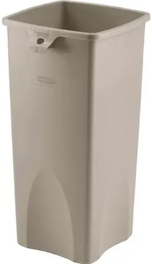 Rubbermaid Commercial 356988BGCT Untouchable Square Container - 23 gal Capacity - Square - Durable, Crack Resistant Rubbermaid Commercial 356988BGCT Untouchable Square Container - 23 gal Capacity - Square - Durable, Crack Resistant