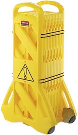 Rubbermaid Commercial FG9S1100YEL Mobile Barrier, 13 Feet, Yellow